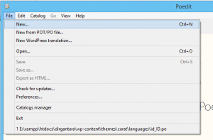 new poedit